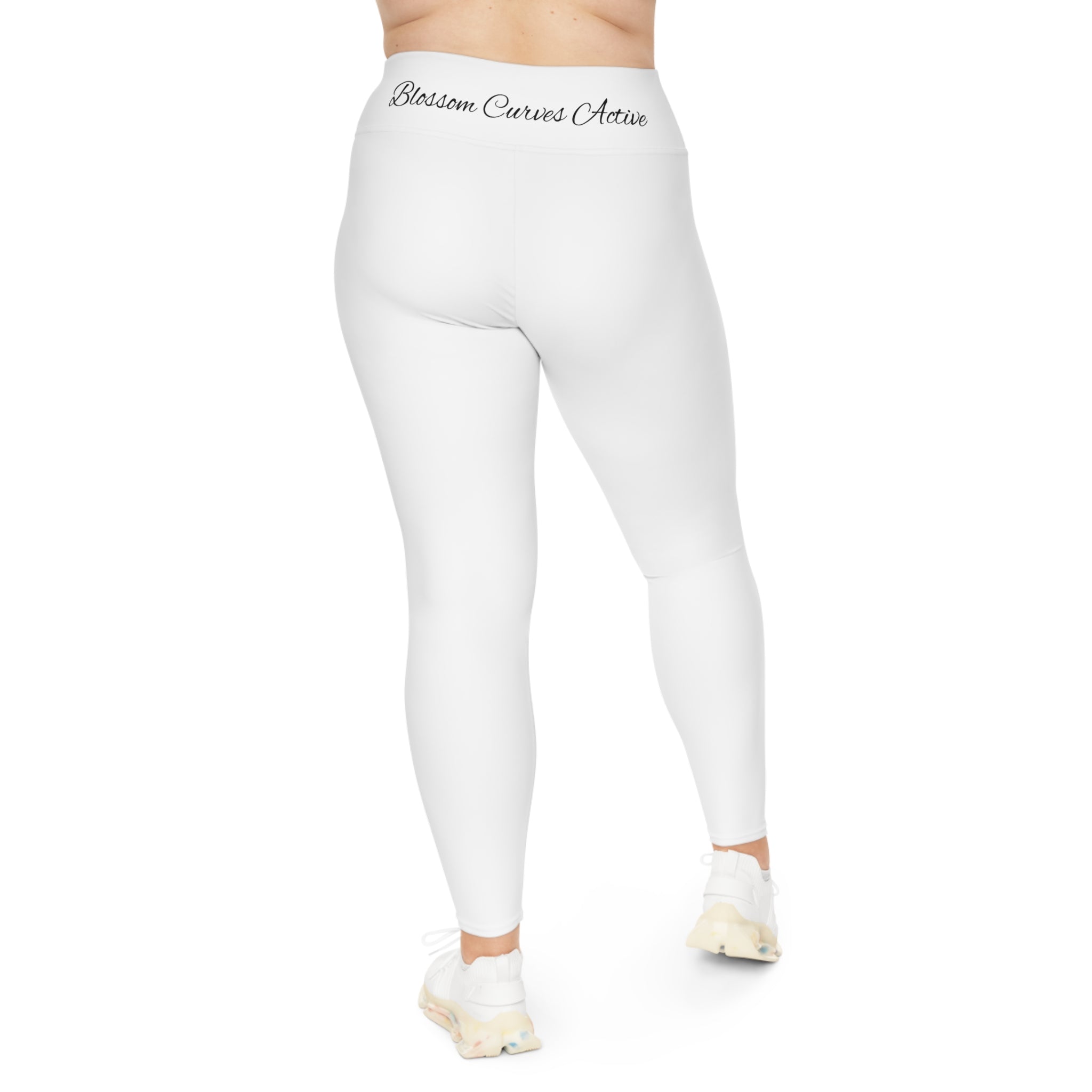 Plus Size Floral Leggings — Pre order